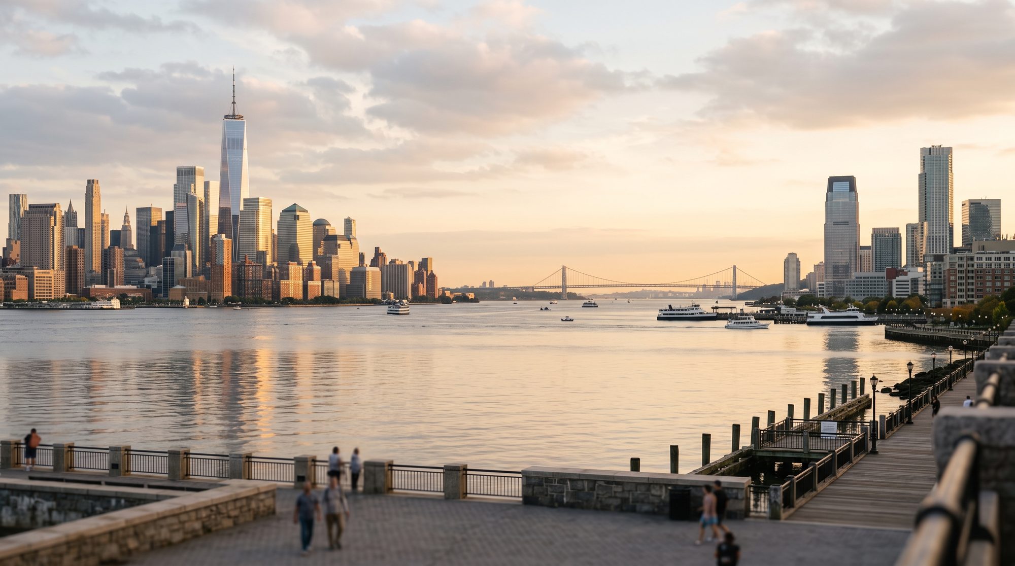 New York and New Jersey across the Hudson
